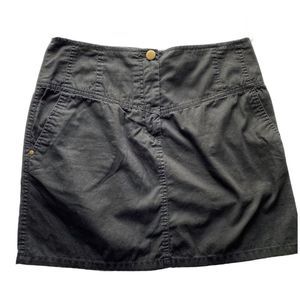 H&M Black A Line Mini Skirt with Pockets